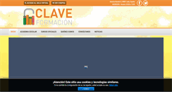 Desktop Screenshot of claveformacion.com