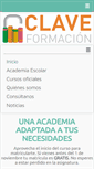 Mobile Screenshot of claveformacion.com